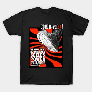 Covid 19(84) George Orwell Boot T-shirt T-Shirt